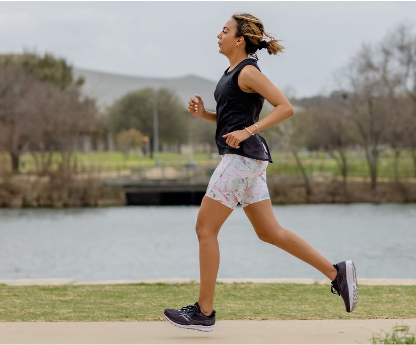 Saucony Ride 14 Women's Running Shoes Grey / Black | Canada 188YXFU